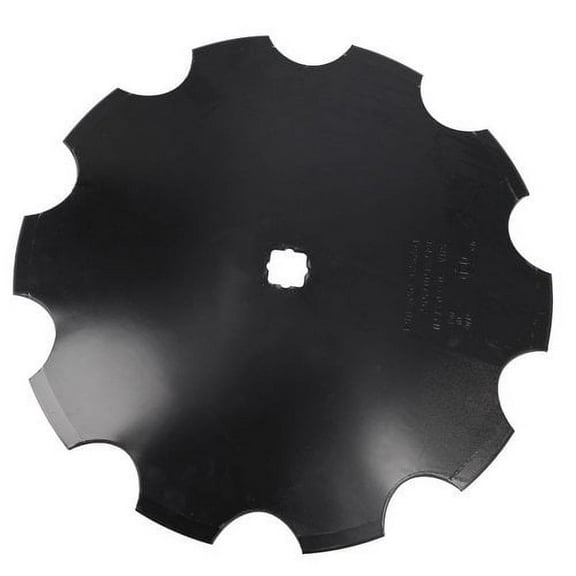 Disc Blade 20" Notched Edge 3/16" Thickness 1-1/8" Square x 1-1/4" Square Axle fits Universal Tillage Disc Blades 827875 20360317N