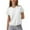 White, variant on SHITINN Women's Casual Loose Fit Round Neck Short Sleeve T Shirt with Drawstring Hem for Everyday Womens Short Sleeve Shirts Tops for Women Trendy Summer Womens Shirts Casual