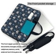 thumbnail image 2 of Lsque Cute Christmas Tree Raccoon Pattern Laptop Bag – Portable & Slim Single-Shoulder Computer Case with Adjustable Strap, Protective, Lightweight for 13”/14”/15.6” Laptops, 2 of 8