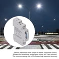 thumbnail image 2 of 24-Hour Mechanical Timer Switch with 15-Minute Setting, 110-250VAC, Waterproof Flame-Retardant PC Casing, 100-Hour Power Failure Backup, 0.5W Low Power Consumption, for Lights, Motors, Water Heaters,, 2 of 6