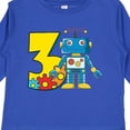 thumbnail image 4 of Inktastic 3rd Birthday Robot Boys or Girls Long Sleeve Toddler T-Shirt, 4 of 5