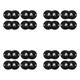thumbnail image 1 of Ruedas para muebles, autoadhesivas, universales, para ruedas (bola doble), color negro, 4 unidades, 1 of 3