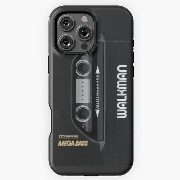 Retro Sony Walkman Style Cassette Player Music Nostalgia A350 Protective Case for iPhone 17 16 15 14 13 12 11 Pro Max