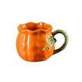 thumbnail image 3 of Harvests Season Ceramic Mug, Pumpkin Drink Cup with Glossy Body and Green Vine Handle for Coffee and Tea Moments Pumpkin Ceramic Mug Coffee Fall Autumn Cup Halloween Thanksgiving Cocoa Cider Drink, 3 of 8