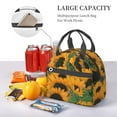 thumbnail image 5 of Naloa Sunflowers 7 Print Lunch Bag for Women & Men Insulated Lunch Box or Cooler Lunch Tote Bags for Work, Travel, Outdoor, 5 of 5