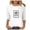 Grey, variant on Womens Graphic T-shirts Half Sleeve Crewneck Mahjong Print Tee Summer Casual Tops Grey S