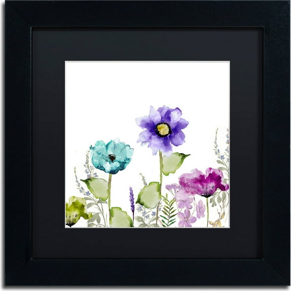 Trademark Fine Art "Avril II" Canvas Art by Color Bakery, Black Matte, Black Frame