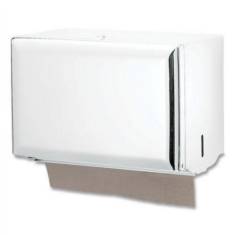 Singlefold Paper Towel Dispenser, 10.75 x 6 x 7.5, White Singlefold Paper Towel Dispenser, 10.75 x 6 x 7.5, White