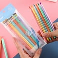 thumbnail image 5 of Dengmore 6 Colors Markers Highlighters Soft Headed Fluorescent Pen Label Pen Candy Color Marker Pen Student Office Use for Planner Journaling 10ml, Writing, 5 of 8