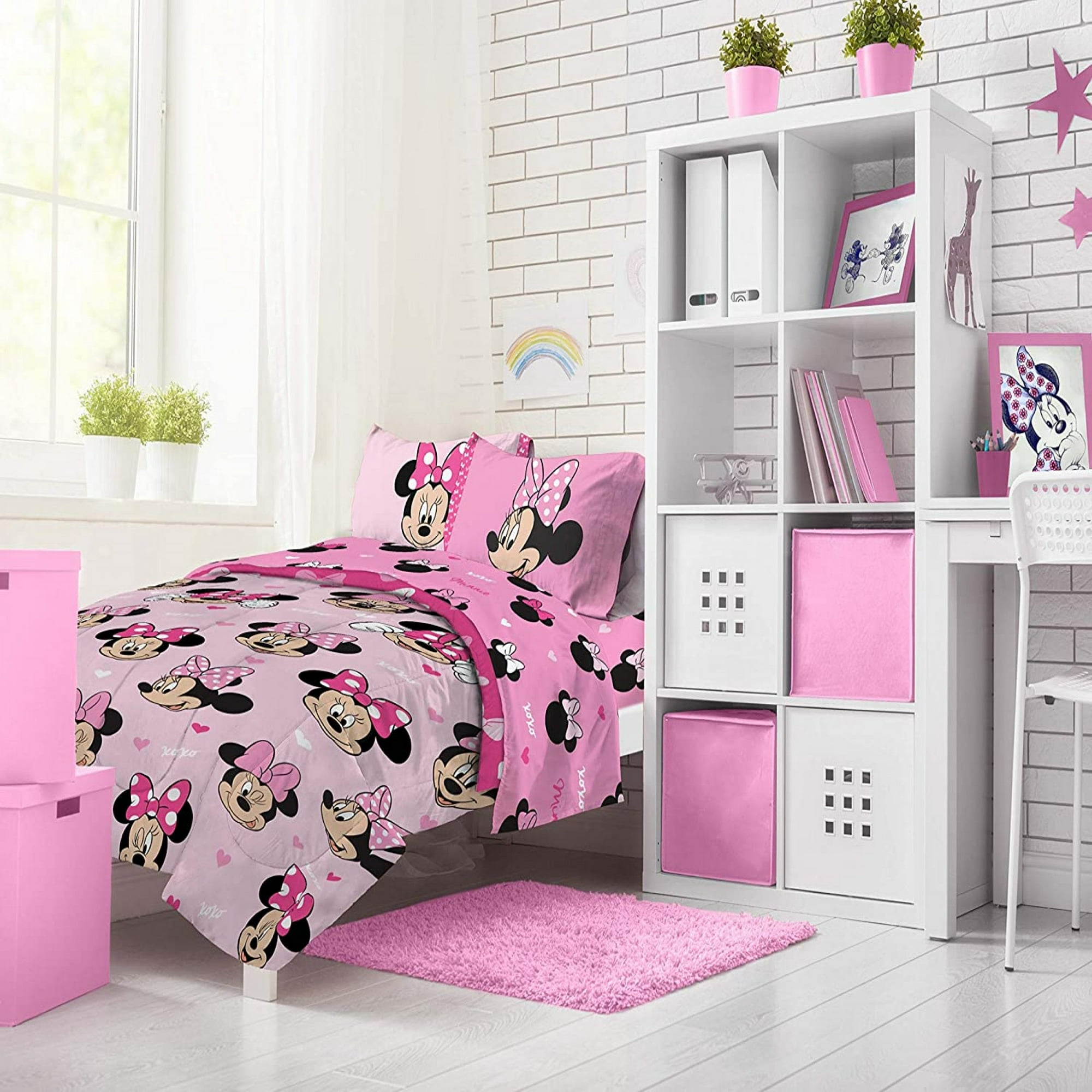 Twin minnie mouse bed discount