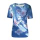 thumbnail image 4 of Camisetas Casuales de Manga Corta de las Mujeres de Color Sólido Cuello Redondo Superior, Blusa Ligera de Poliéster para Verano Primavera Diario, Fiesta Y Hogar, 4 of 6