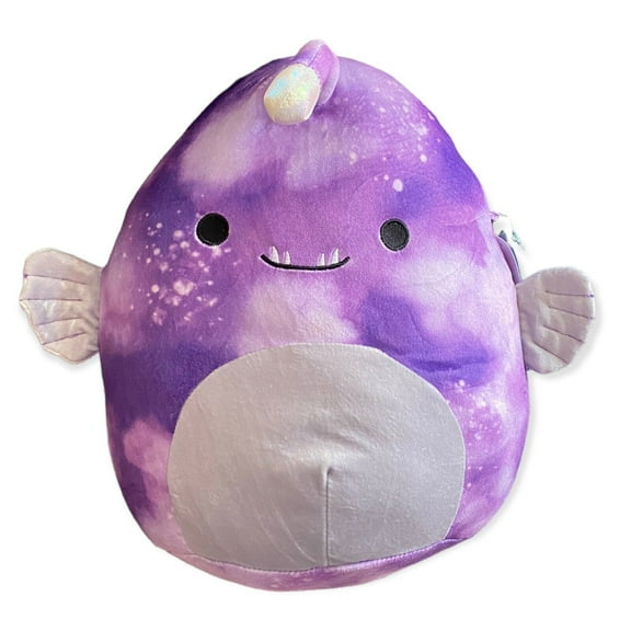 Squishmallows Official Kellytoy 11 Inch Soft Plush Squishy Toy Animals (Easton The Anglerfish)