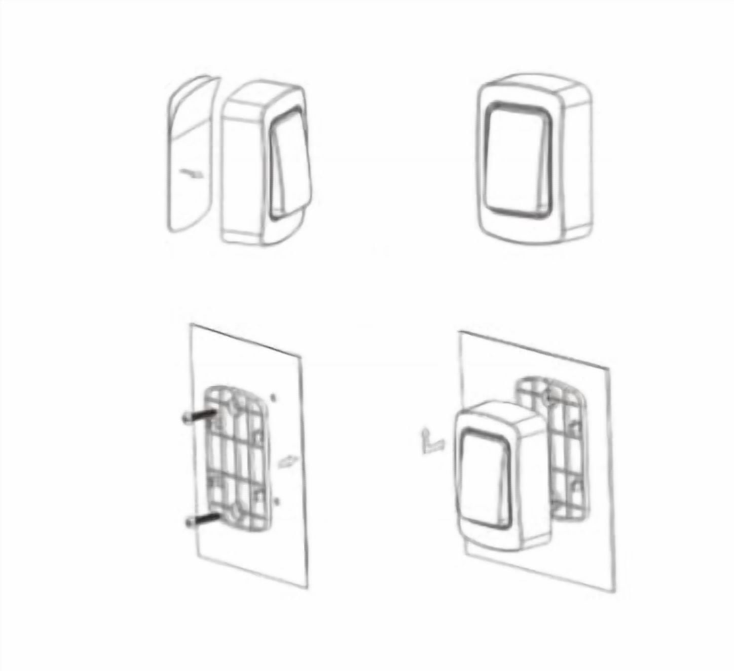 Wireless doorbell, AC wireless digital music doorbell, home sensor, remote control caller