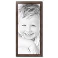 thumbnail image 2 of ArtToFrames 17" x 38" Honors Mahogany with Black Picture Frame, 17x38 inch Brown Wood Poster Frame (WOM-5154), 2 of 7