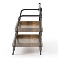 thumbnail image 4 of Furniture of America Siff 2-Shelf Bookcase, Sand Black, 4 of 7