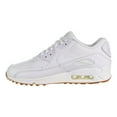 thumbnail image 4 of Nike Air Max 90 Leather PA Men's Shoes White/White/Gum Light Brown 705012-111, 4 of 6