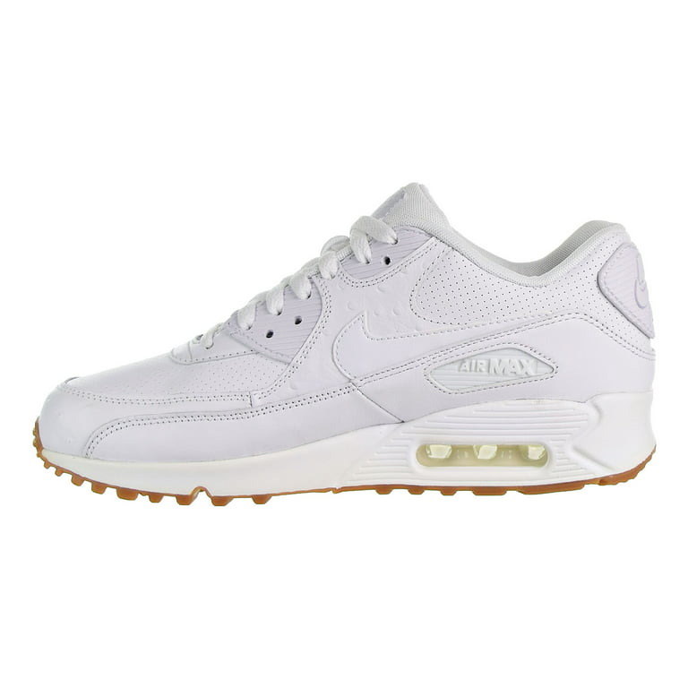 Nike Air Max 90 Leather PA Men's Shoes White/White/Gum Light Brown  705012-111