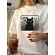 thumbnail image 1 of Women'S Vintage Casual Printed T-Shirt with a Round Neck, 1 of 6