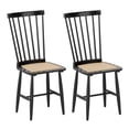 thumbnail image 1 of Costway Dining Chairs Set of 2 with PE Rattan Seats for Dining Room, Kitchen, Restaurant, 1 of 10