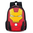 thumbnail image 1 of (Hierro Man Black) Kids Superhero Backpack Spiderman Superman School Book Bag Rucksack Afortunado Sencillez, 1 of 5