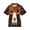 #A05-Bronze, variant on Abcomgle Girls Halloween Polo Shirts 10-12 Spooky Fall House Graphic Tee Shirts for Girls Button Up Short Sleeve Tshirts for Girls Fall Funny Cute Top for Girls