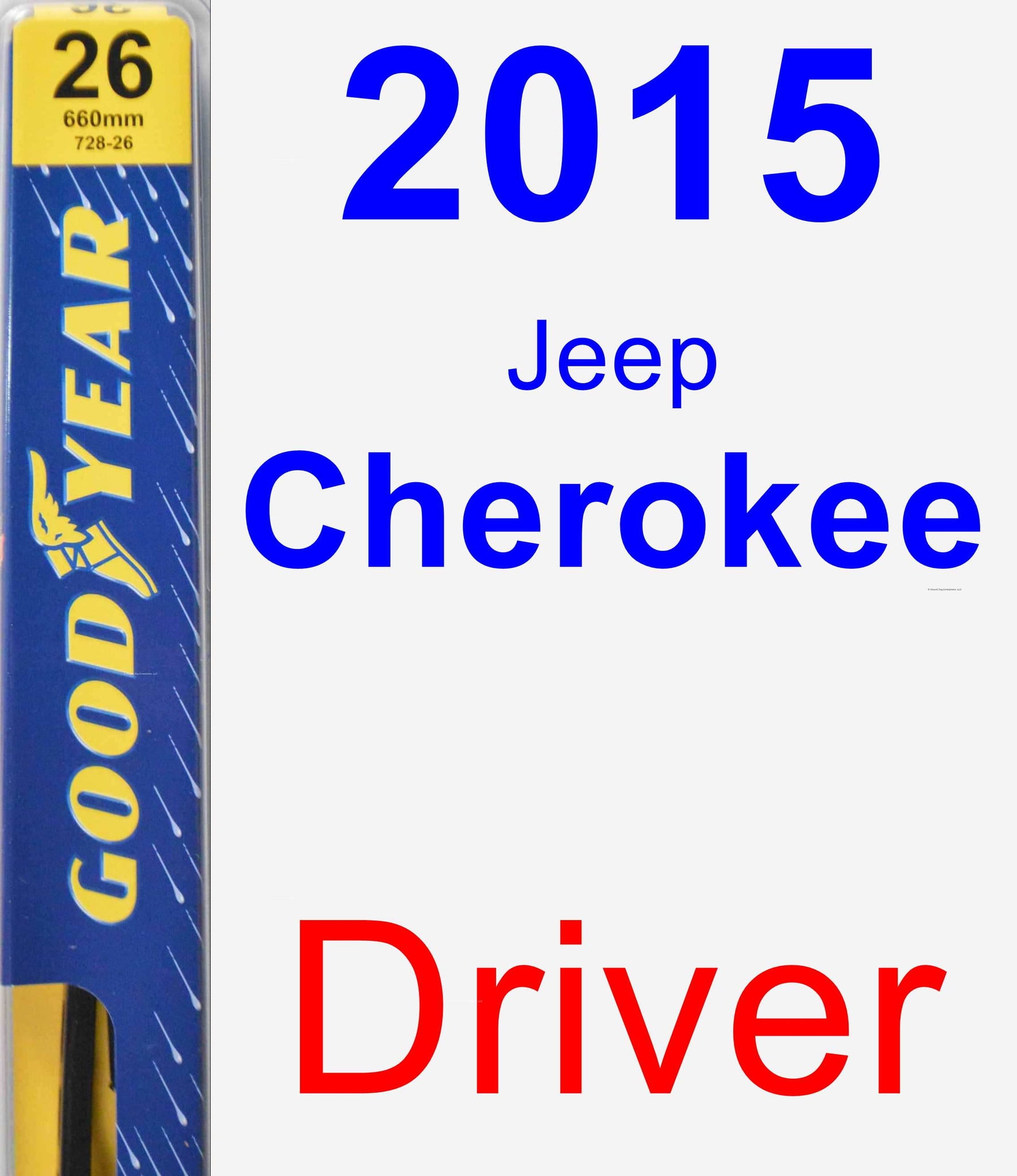 2015 Jeep Cherokee Driver Wiper Blade Premium