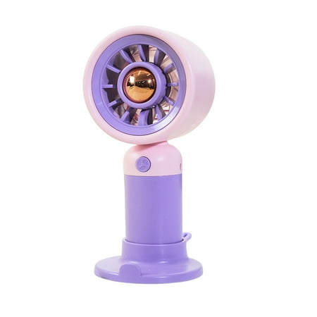 

iOPQO Fan Portable Fan Hesroicy Fan 5 USB Charging Design Strong Power Low Noise Grille Compact Size Electric Fan Home Supply Hand Fan Travel Fan