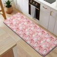 thumbnail image 5 of Pink Christmas Snowman Pattern Kitchen Rug Mat,Kitchen Runner Rugs Non Skid Washable,Decorative Kitchen Floor Mats for Kitchen,Sink,Laundry,17"x47.2", 5 of 7