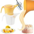 thumbnail image 1 of Egg Beater Plastic Measuring Cup with Scale Multifunctional Filter Beater Bowl for Baking and Kitchen(1-Piece) Rkxzt, 1 of 9
