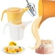 thumbnail image 1 of Taza medidora multifuncional 1,5L | Herramienta de repostería de cocina con báscula, filtro y cuenco batidor de huevos | Plástico, mango de agarre fácil, medición precisa de ingredientes líquidos y, 1 of 3