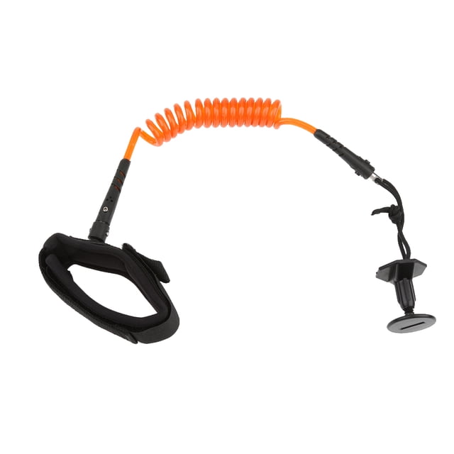 Correa De Muñeca De Bíceps En Espiral Para Tabla De Surf Ajustable Con Enchufe - Naranja Zulema Muñequera de bodyboard