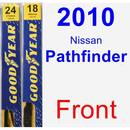 2010 Nissan Pathfinder Wiper Blade Set/Kit (Front) (2 Blades) - Premium