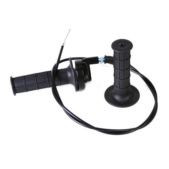 Furulu 7/8" Hand Grip Handle Bar Throttle Grips Cable Assembly for Mini ATV Dirt Bike