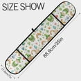 thumbnail image 3 of Dailycode Double Sided Oven Mitt with Loop Heat Resistant Kitchen Long Potholders 7" x 35" Gnomes Shamrock Tree Rainbow, 3 of 6