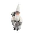 thumbnail image 2 of Colección de adornos de figuras de Papá Noel navideño Figura de Papá Noel de pie para Sostén la linterna, 2 of 9