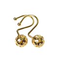 thumbnail image 1 of 12 anillos dorados para cortina de ducha, ganchos fáciles de enrollar, anillos para cortina de ducha, ganchos fáciles, no es necesario quitar la barra de la ducha, 1 of 5
