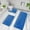 Blue, variant on Fengerxian House Cleaning Supplies Bathroom Rug Set Of 3 Memory Foam Bath Mat Toilet Mat Soft Absorbent Thick Rug Non-Slip Backing Universal Machine Washable