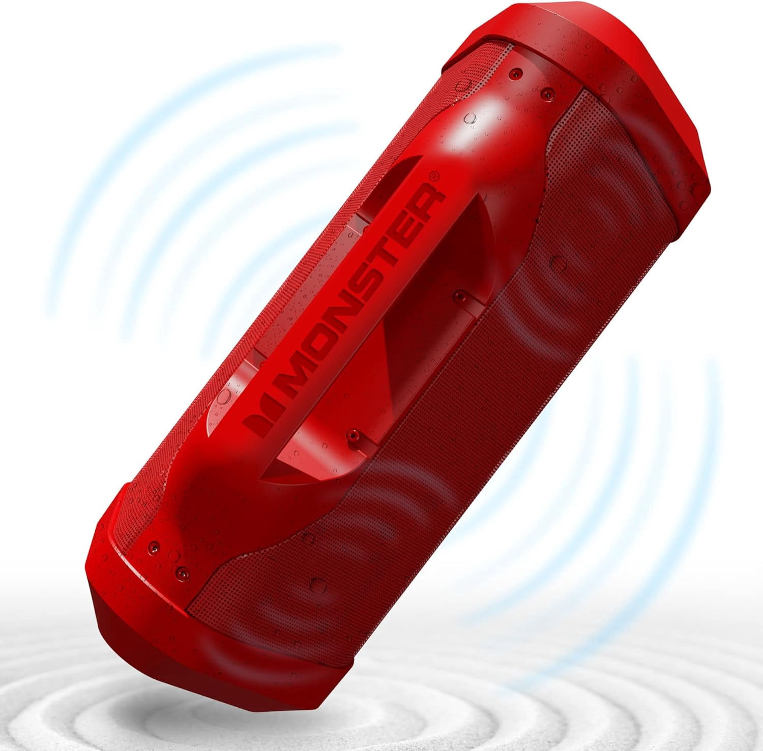 Monster Blaster 3.0 Portable Speaker, 120W Wireless Bluetooth Speaker, IPX5 Rechargeable Waterproof, Charge Out & Aux Input