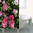 thumbnail image 4 of Waterproof Pioneer Shower Curtain 36x72 Inch Polyester Unique Colorful Floral Shower Curtain for Bathroom Hotel Home Decor with 7 Plastic Hooks, 4 of 4