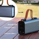 thumbnail image 5 of Kit Power Bank 30,000mAh Mr. Gadgets con carga rápida 100W + Cubo USB-C, compacto y portátil, compatible con iPhone, Samsung, Huawei y más, ideal para viajes, oficina y carga múltiple., 5 of 10