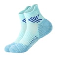 thumbnail image 2 of Nooxsoe Cotton Socks Fuzzy Socks Thermal Socks Loose Fit Mid Calf Socks Thick Socks Wide Calf Socks Running Socks Slouchy Socks Soft Socks Womens Winter Socks for Women Light Blue One Size, 2 of 3