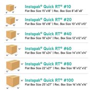 Sealed Air Instapak Quick RT #80 Heavy Duty Expandable Foam Bag, for 18x12x12 Box, Case of 72, Expandable Foam Packaging Bags for Shipping Boxes, 22x27