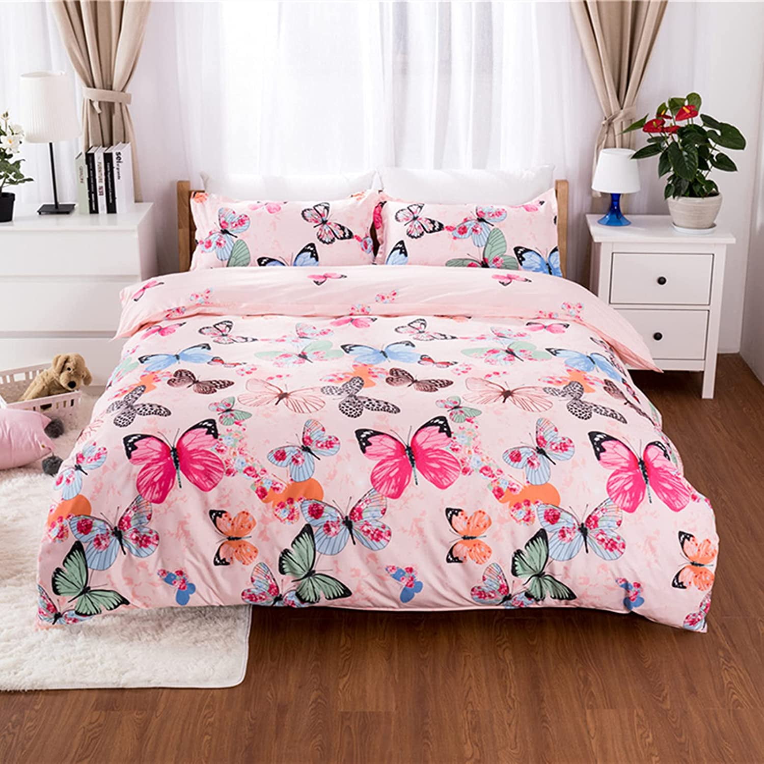 Iguohao Kids Duvet Cover Super Soft Premium Cute Modern Reversible Teen Bedding Sets Girls Boys Queen Size Comforter Cover With Pillowcase Other 13.03