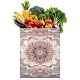 thumbnail image 1 of Sac Fourre-Tout en Toile Rayé Hippie – Sac de Courses Rétro Esthétique Réutilisable, 1 of 3