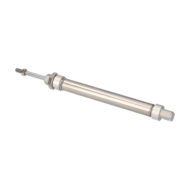 Graflsoa Compact Stainless Steel Pneumatic Cylinder MA16*75mm, Double Acting, High Durability for Industrial Automation