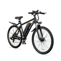 Zonveer M26 Electric Bike for Adults, 36V/10AH Removable Battery E-Mountain Bicycle, Peak 750W Brushless Motor, Shimano 7 Speed, UL2849