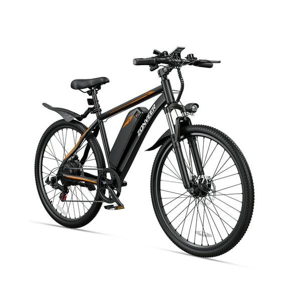 Zonveer M26 Electric Bike for Adults, 36V/10AH Removable Battery E-Mountain Bicycle, Peak 750W Brushless Motor, Shimano 7 Speed, UL2849