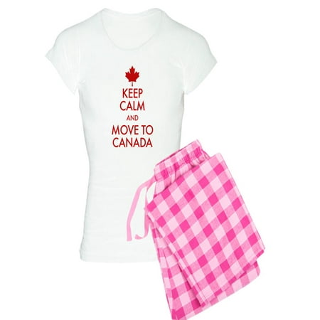 

CafePress - Keep Calm Move To Canada - Women s Light Pajamas