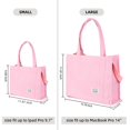 thumbnail image 2 of Bolso de mano Valleycomfy vintage casual de pana rosa para mujer, 2 of 6