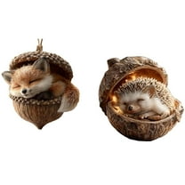 Handcrafted Resin Animal Ornaments with Artistic Design, Artistic Creature Decorations for Home Decoration and Seasonal Display